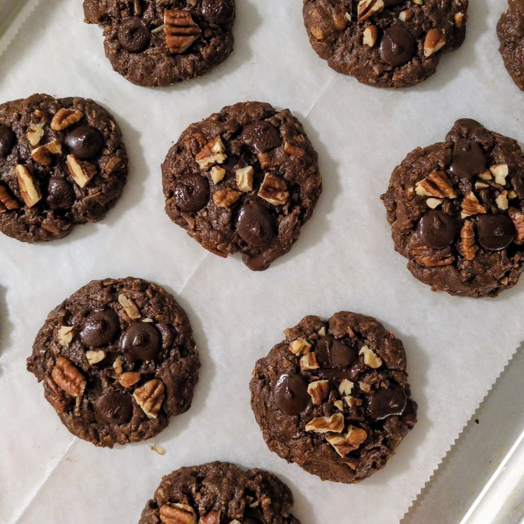 German chocolate cookies