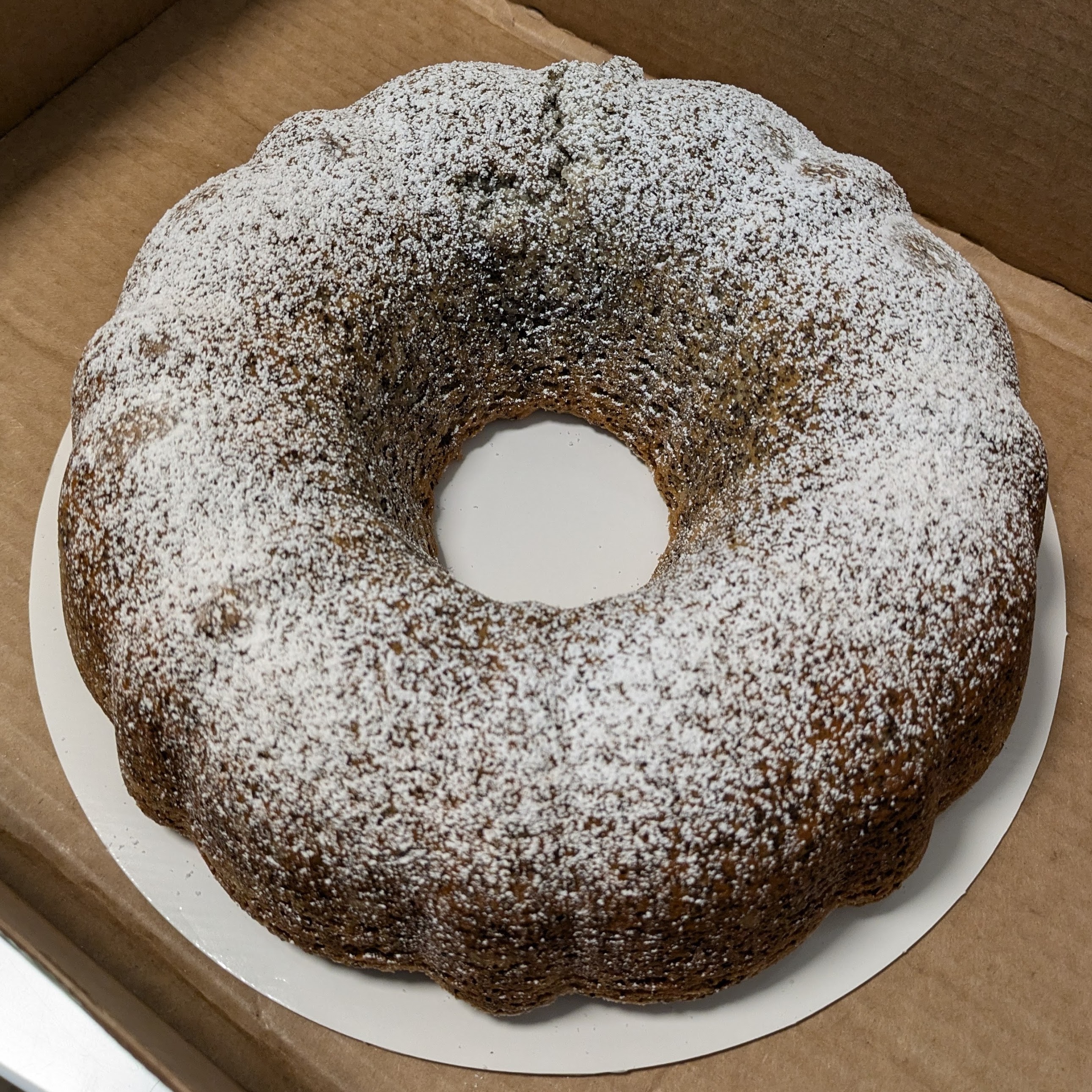 Poppy seed bundt cake